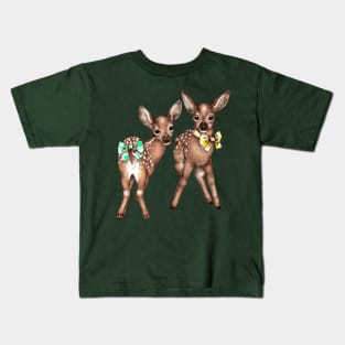 Red Deer Fawns Kids T-Shirt